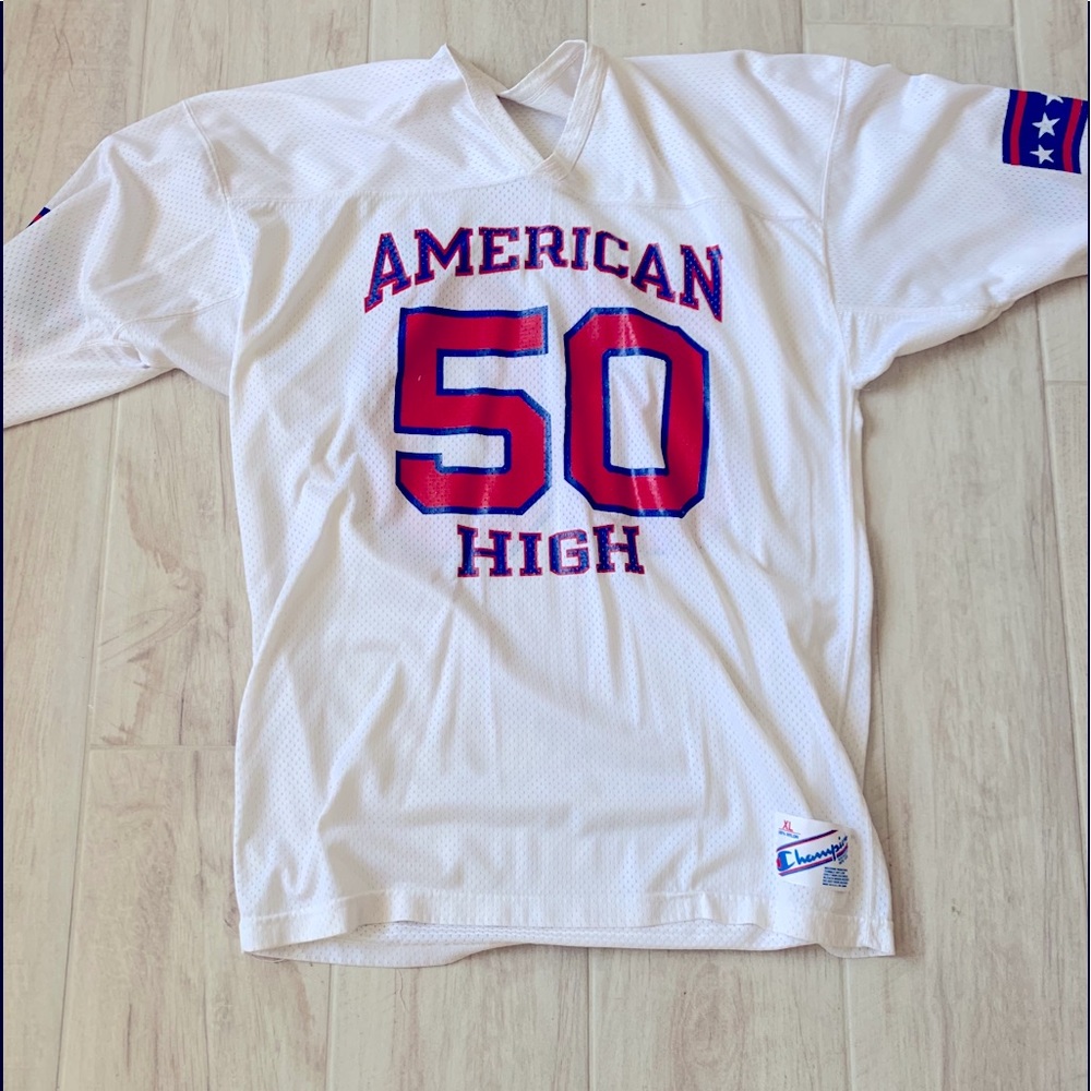 vintage champion american high jersey